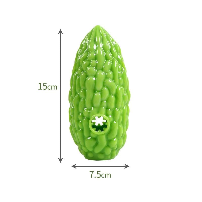 Bitter Melon Shape TPR Chew Toy For Dogs