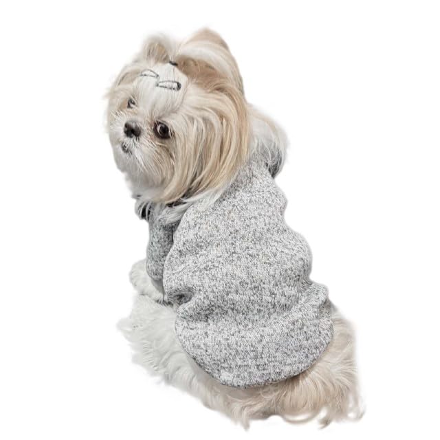 Classic Knitwear Sweater For Small Dogs Cats (Grey)