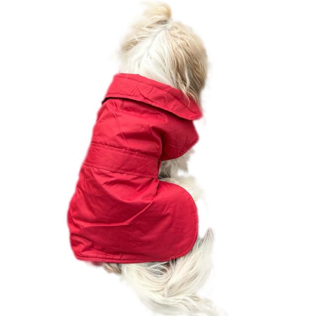 Winter Jacket for Small Breed Dog (Red)