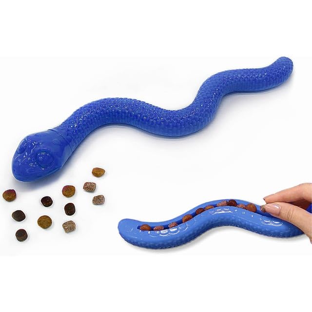 Snake Shape Treat Dispenser Toy For Dogs