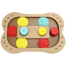 Wooden Dog Puzzle Toy Slow Feeder, Intelligence Trainer
