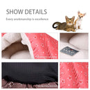 Cozy Cave Pet Bed for Cats & Small Dogs (Pink)