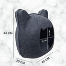 Cozy Cat Bed with Cat Face Design Ideal for Cats and Small Pets