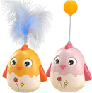 Interactive Cat Toy with Feather & Sound for Cats & Kittens