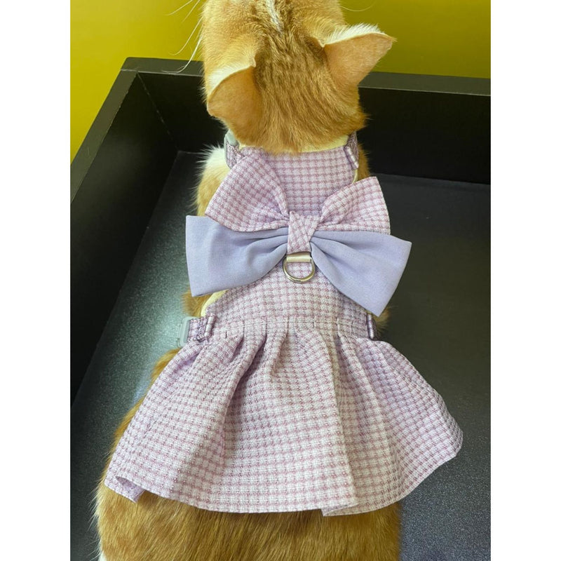Cat Harness Dress with Bow