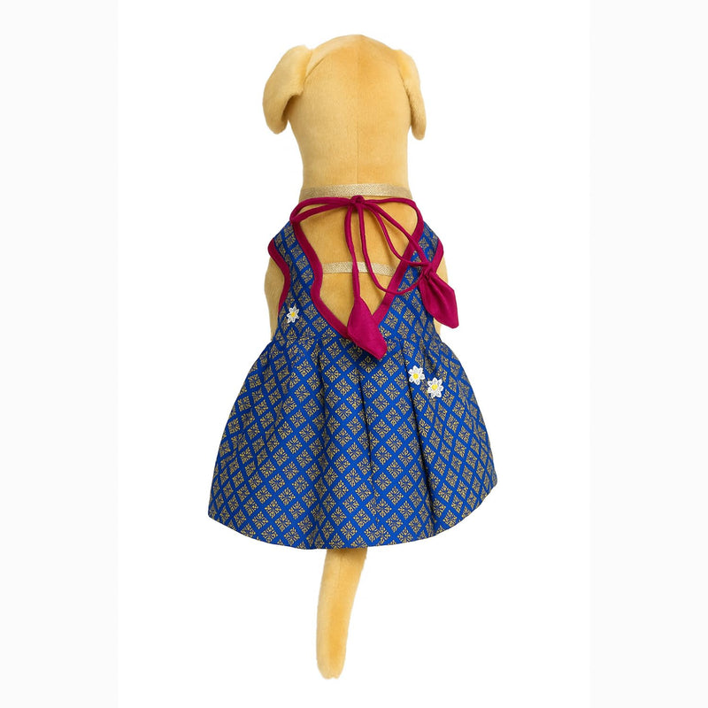 Ethnic Frock with Tie-Up Outfit for Dog & Cat