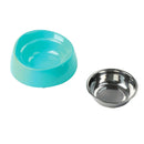 Stainless Steel Food & Water Bowls for Cats & Small Dogs (Multi Color)