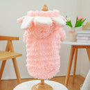 Premium Winter Hoodies Jacket For Dog & Cat ( Light Pink )