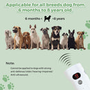 Ultrasonic Dog Barking Control & Training Device for All Dog Breeds & Sizes (White)