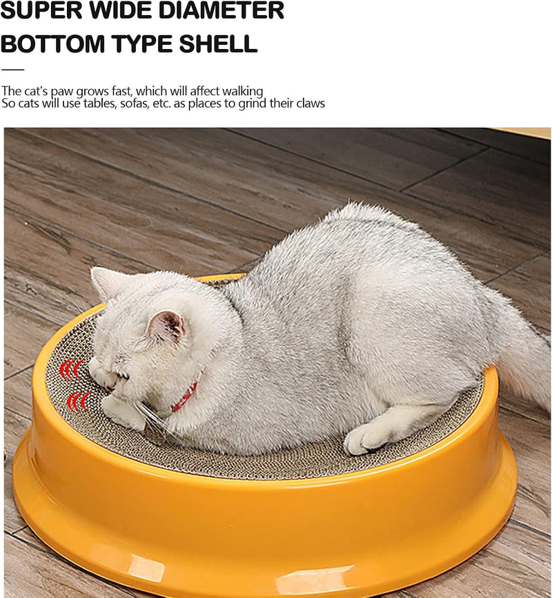Bowl-Shaped Cat Scratcher Pad & Climbing Toy for Indoor Cats