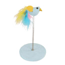 Interactive Cat Teaser Toy with Spring & Feather