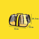 Portable Transparent Pet Carrier - Foldable Handbag for Cats & Puppies