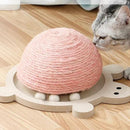 Scratching Board Mat Wood Ball Toy For Cat