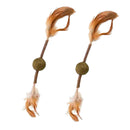 Silvervine Cat Chew Sticks with Catnip Ball And Feathers