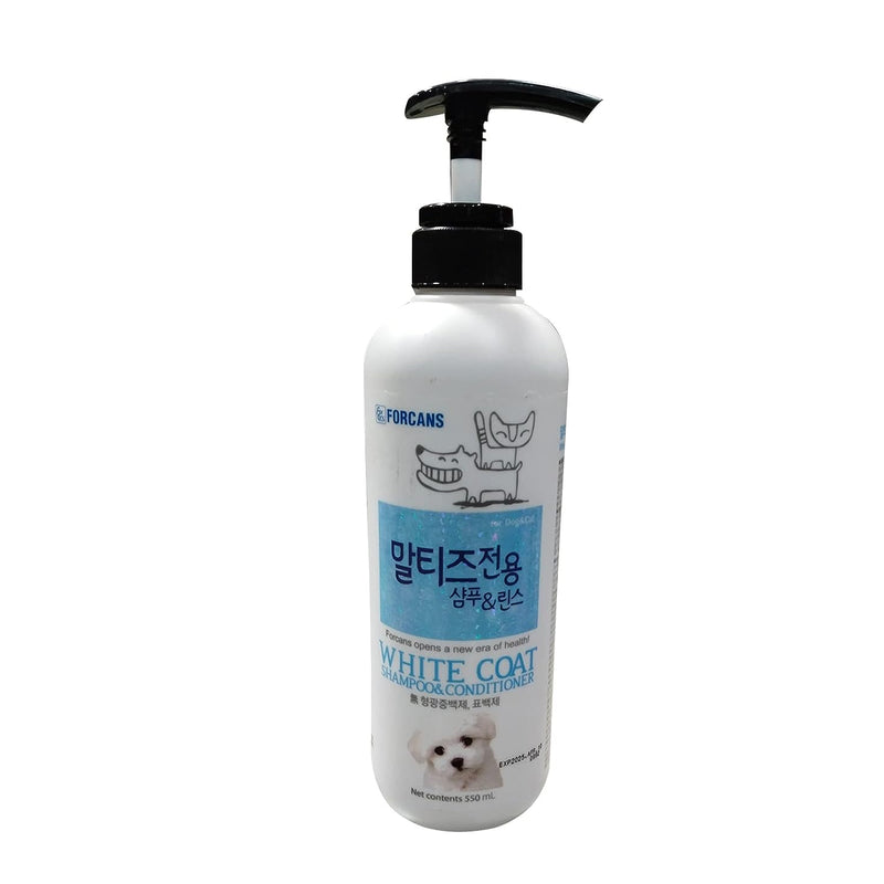 Forcans White Coat Shampoo & Conditioner 550ml