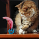 Pet Chasing Toy Feather Ball Cat Toy
