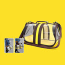 Portable Transparent Pet Carrier - Foldable Handbag for Cats & Puppies