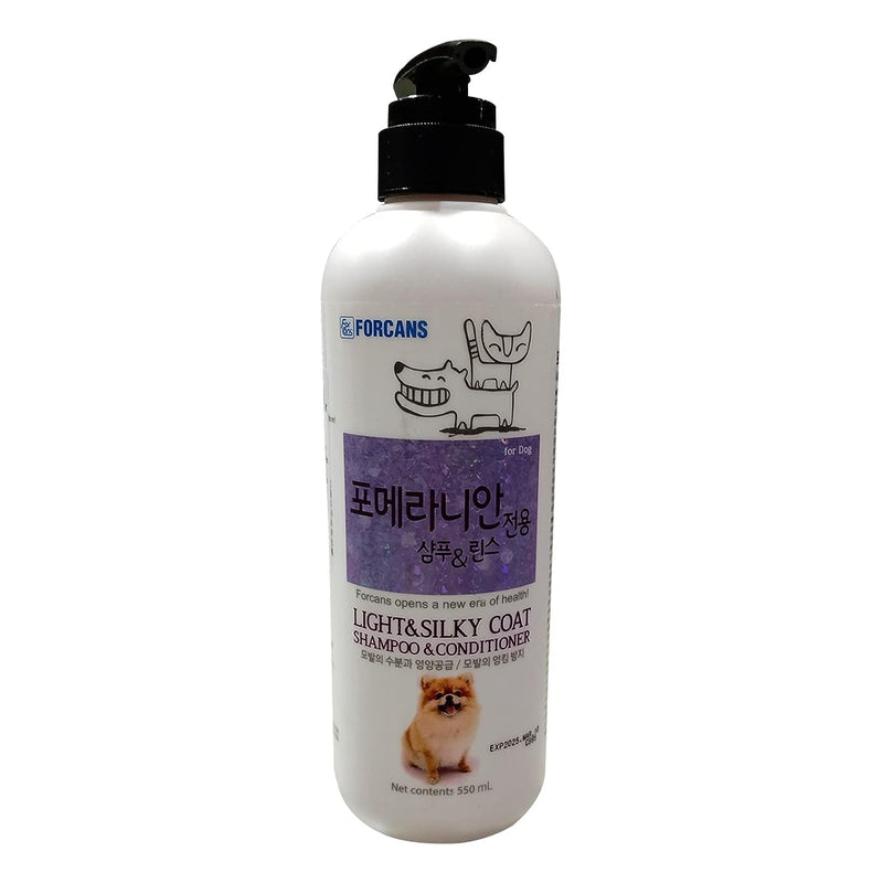 Forcans Light Silky Pom Shampoo & Conditioner 550ml