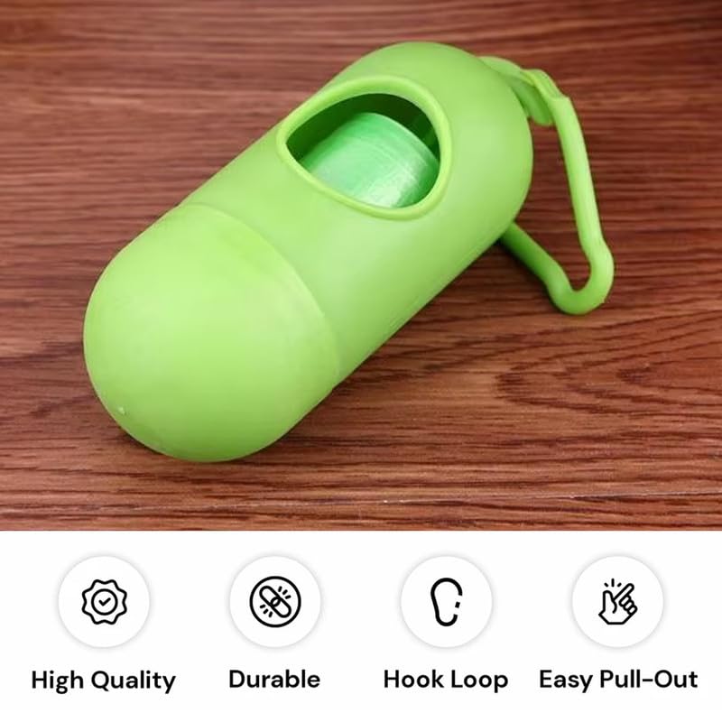 Dog Poop Garbage Bags roll with Dispenser Cum Holder
