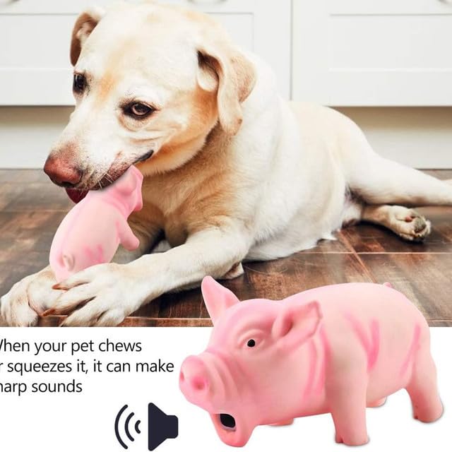 Pig Squeaky Dog Toy for Small Dogs