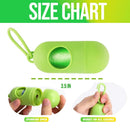 Dog Poop Garbage Bags roll with Dispenser Cum Holder