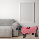 Warm Printed Dog Sweater Thermal Pullover for Winter Comfort