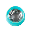 Stainless Steel Food & Water Bowls for Cats & Small Dogs (Multi Color)