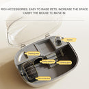 Hamster Cage with Transparent Top for Hamsters, Mice, Gerbils, and Rats (Color May Vary)