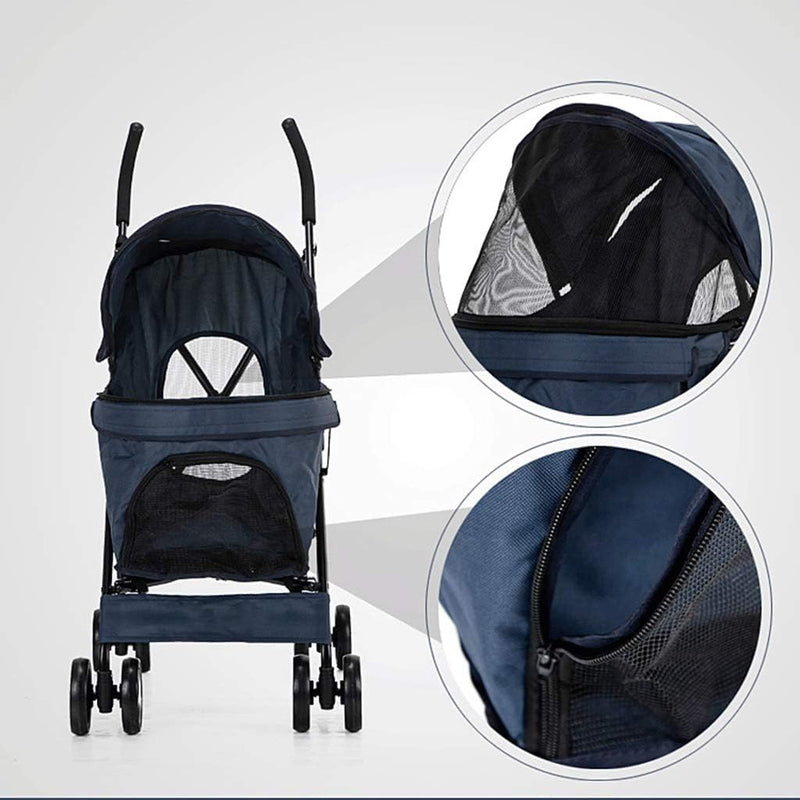 Disabled Dog Pushchair: Double Pet Stroller