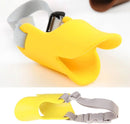 Silicone Duck-Bill Muzzle for Medium Dogs (L: 13cm/Yellow)