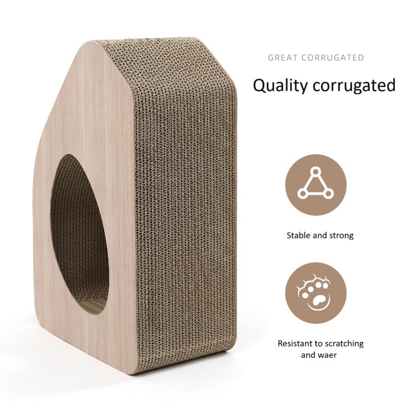 Scratching Board with Tunnel For Cat