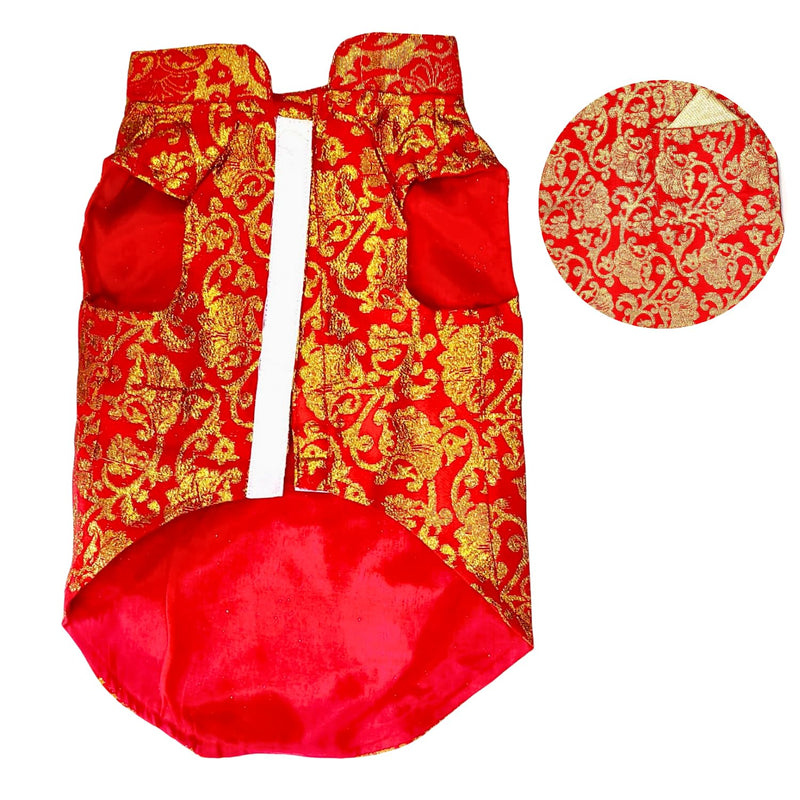 Traditional Dog Sherwani for Wedding & Festivals