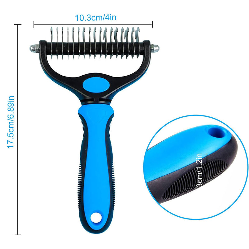 Pet Dematting Rake Comb for Dogs and Cats