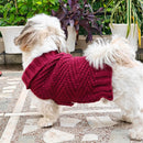 Sweater For Small Dogs Cats (Burgundy)