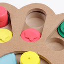 Interactive Paw Shape Dog Treat Dispenser Puzzle Toy