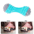 Dumbbell  Rubber Chew Toy For Dogs