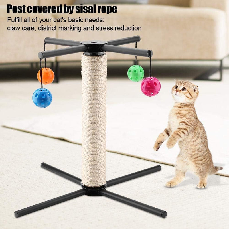 Scratching Post with 4 Bell Balls For Cat