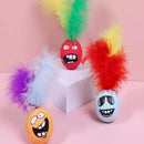 Pet Chasing Toy Feather Ball Cat Toy