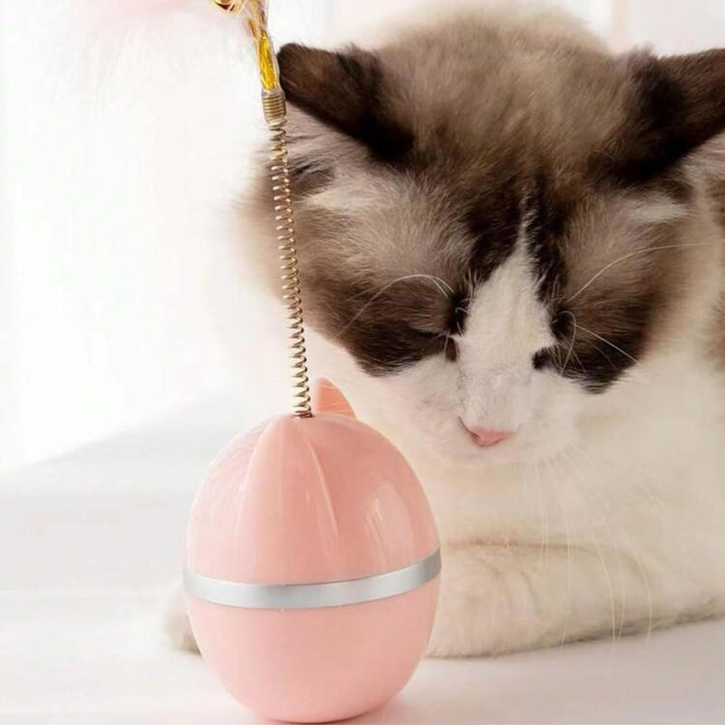 Interactive Cat Head Tumbler Toy