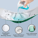 Washable Male Reusable Dog Diapers Pack of 3 Small (Blue, Green, Purple)