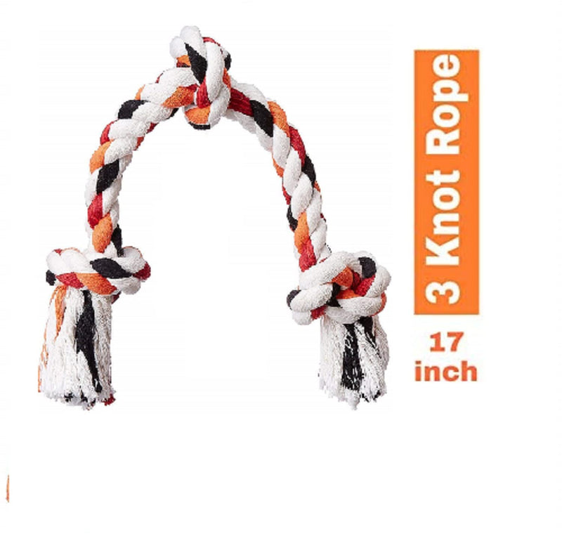 Emily Pets 3 Knots Cotton Rope Toy