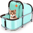 Cat Hammock Bed with Sturdy Pipe Play Structure