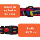 Collar With Safety Locking Buckle For Small Pets