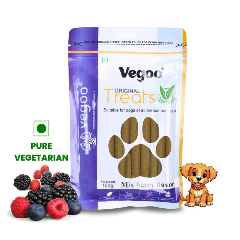 Mix Berry Flavor Treats For Dogs 100g