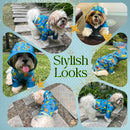 Waterproof Hooded Raincoat For Dog Cat