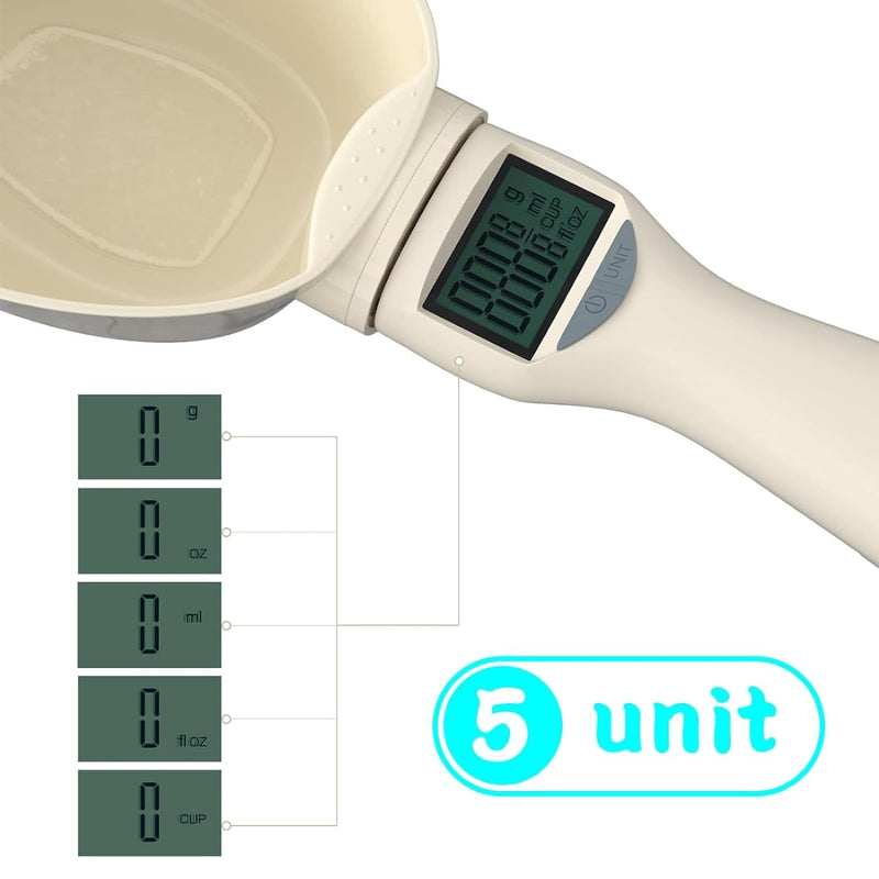 Electronic Pet Food Measuring Spoons For Dogs And Cats