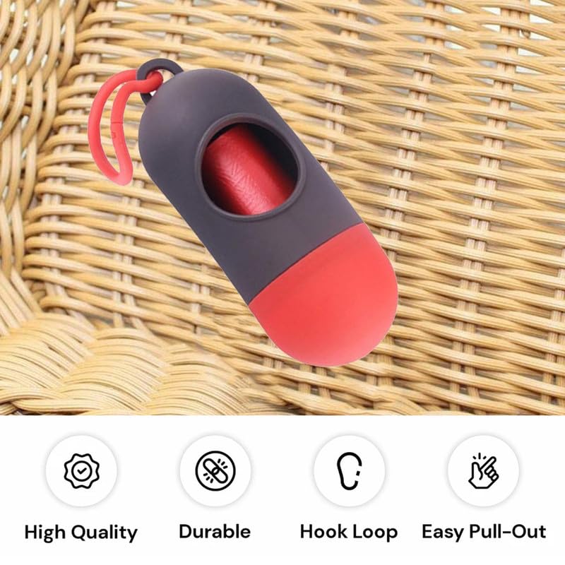 Dog Poop Garbage Bags roll with Dispenser Cum Holder