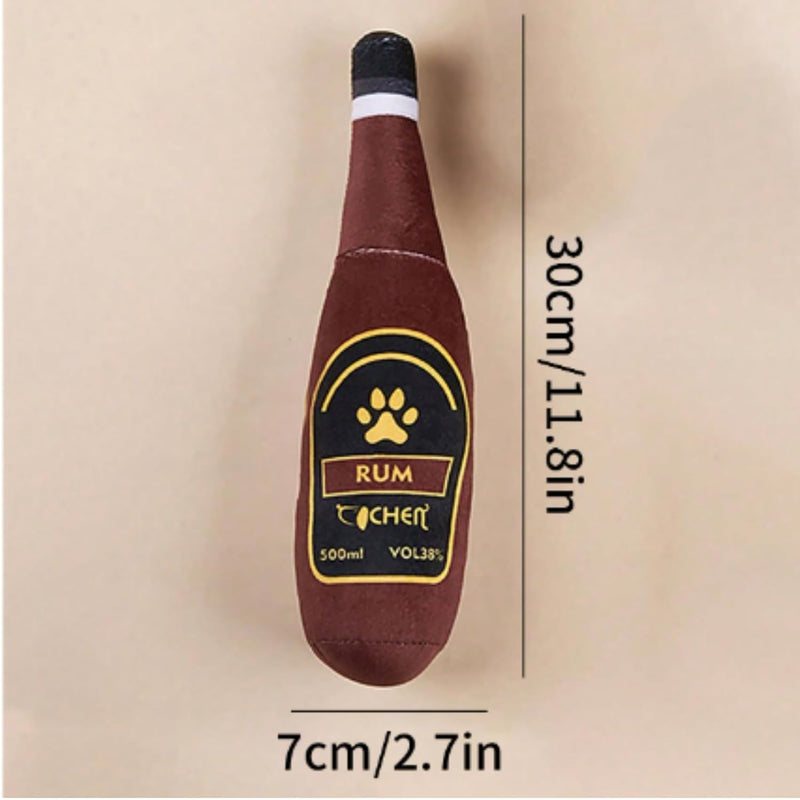 Rum Bottle Shape Toy For Dogs