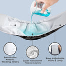 Washable Male Reusable Dog Diapers Pack of 3 Small (Blue, Green, Brown)