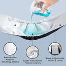 Washable Male Reusable Dog Diapers Pack of 3 Small (Black)